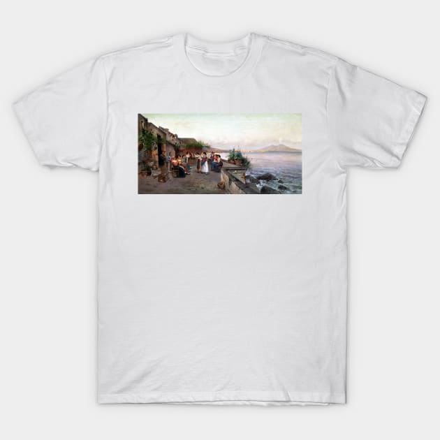 Enrico Forlenza Tarantella-Tanz in Naples T-Shirt by pdpress